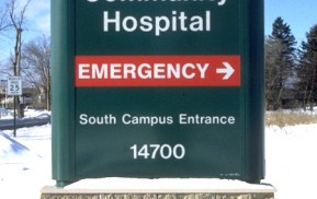 Hospital Campus Exterior Signs