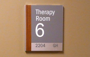 Hospital Signage - Room ID sign